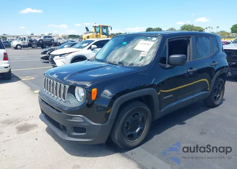 2017 Jeep Renegade Sport Fwd из США, поврежденный, VIN ZACCJAAB6HPE79157